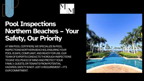 Pool inspections northern beaches