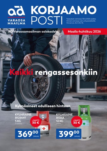 Varaosamaailma - Korjaamoposti 3-4_2026