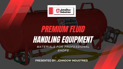 Premium Fluid Handling Equipment Materials for Professional Shops