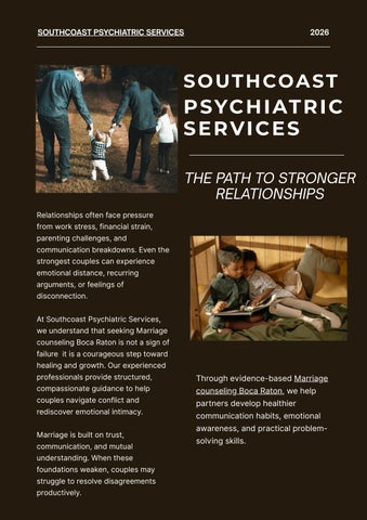 Marriage counseling Boca Raton