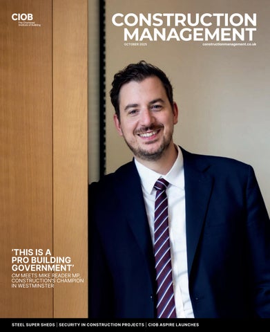 Construction Management magazine October 2025