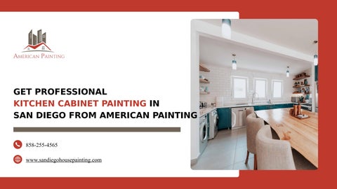 Kitchen Cabinet Painting in San Diego