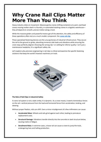 WhyCraneRailClipsMatterMoreThanYouThink