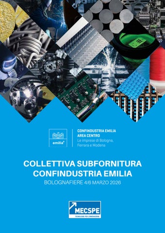 Catalogo collettiva subfornitura MECSPE 2026