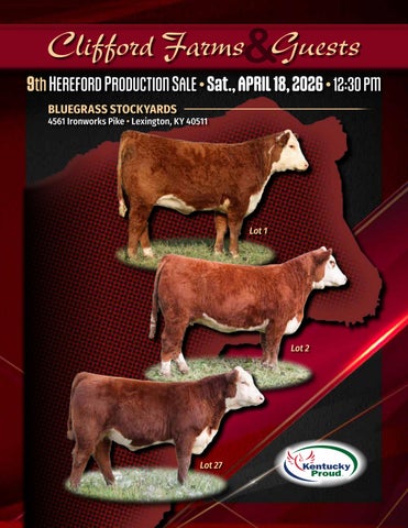 Clifford Farms & Guests | 9th Hereford Production Sale
