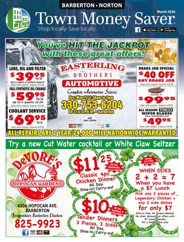 Barberton-Norton Town Money Saver | March 2026