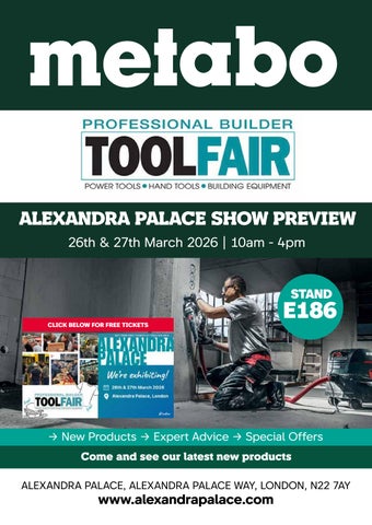 Metabo Toolfair Ally Pally 26 Showcase