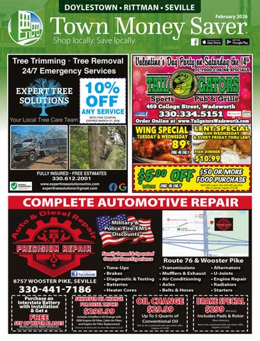 Doylestown-Rittman Town Money Saver | February 2026