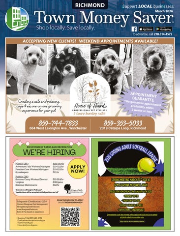 Richmond Town Money Saver | March 2026