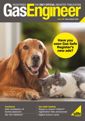 Registered Gas Engineer Mar/Apr 2026