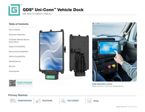 Buyer's Guide: GDS® Uni-Conn™ Vehicle Dock