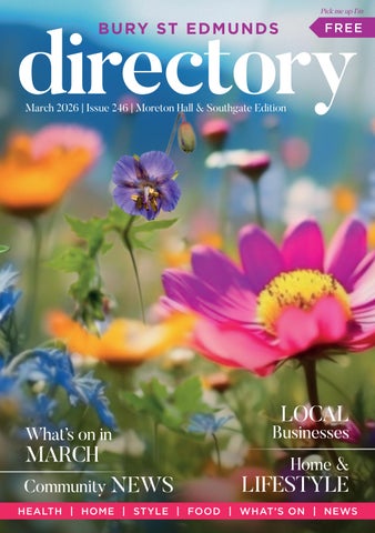 Bury St Edmunds Directory March 2026