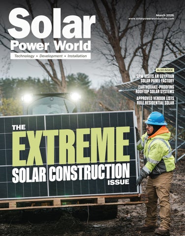 Solar Power World March 2026