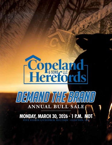 2026 Copeland Bull Sale