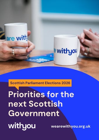 WithYou Scottish Parliament Elections Manifesto