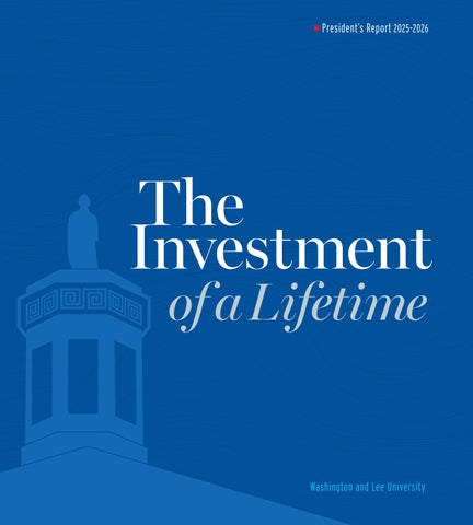 Washington and Lee University - President's Report 2025-2026