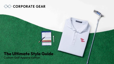 Custom Golf Apparel Edition