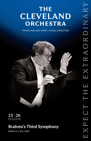 The Cleveland Orchestra March 5, 7 & 8 Concerts