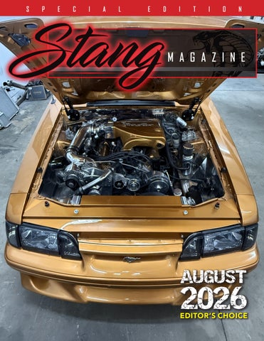 STANG Magazine August 2026: Editor's Choice Issue