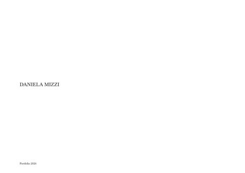 Portfolio_Daniela Mizzi