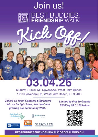 Palm Beach Friendship Walk Kick Off