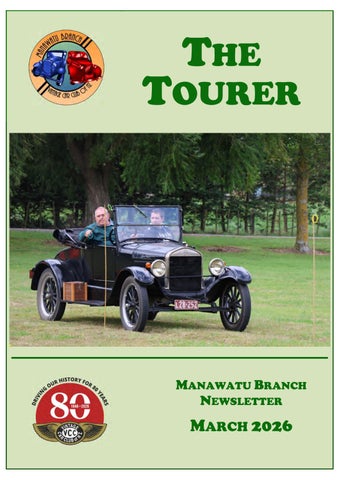 VCC Manawatu Branch Tourer March 2026