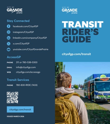 Transit Riders Guide - Winter 2026 