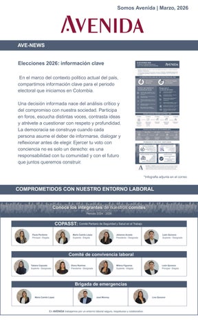 Somos Avenida - Marzo 2026