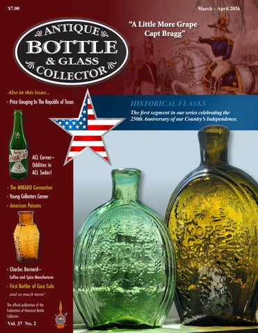 Antique Bottle & Glass Collector March - April 2026