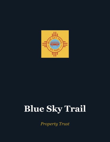 Blue Sky Trail Brochure