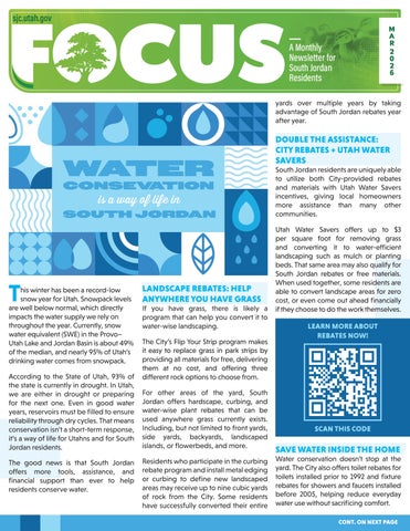 South Jordan Focus Newsletter February 2026