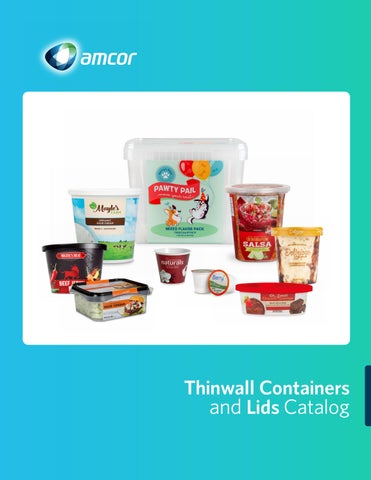 Amcor Thinwall Containers and Lids Catalog