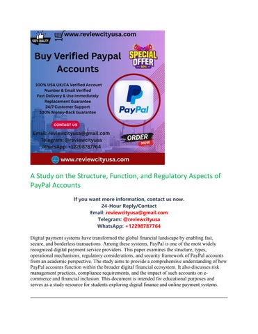 Top 7 Trusted Sources to Purchase Verified PayPal Accounts in the USA