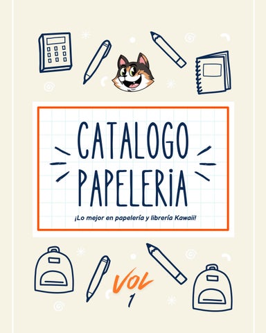 Catálogo de Librería & Papelería – Volumen 1