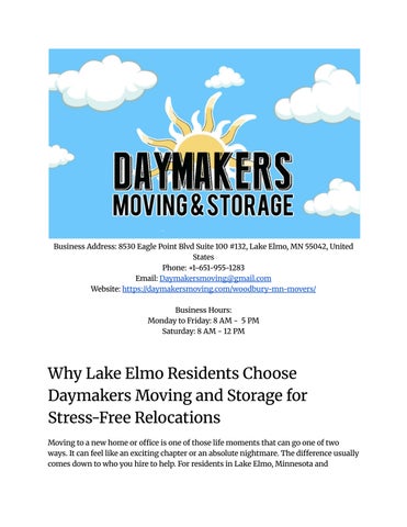 movers near me - 651-955-1283