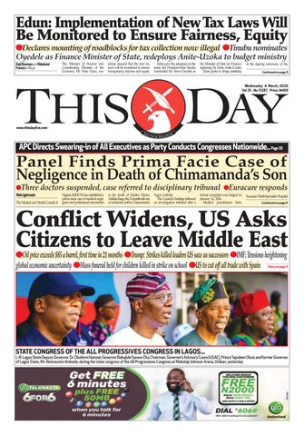 WEDNESDAY 4TH MARCH 2026