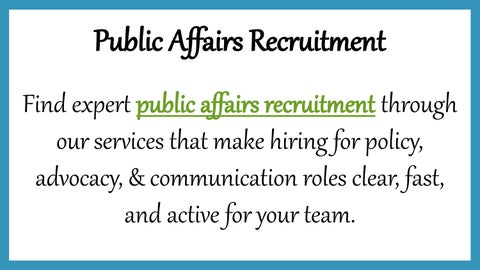 Public Affairs Recruitment