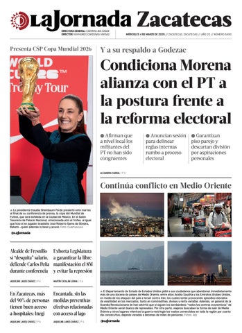 La Jornada Zacatecas 04 de Marzo de 2026