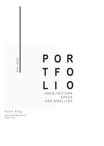 Yuxin Ding | Architecture Portfolio 2021–2026