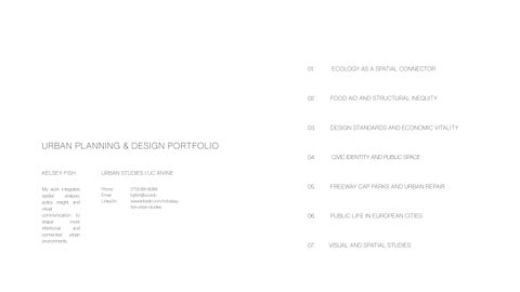 Kelsey Fish - Planning & Design Portfolio