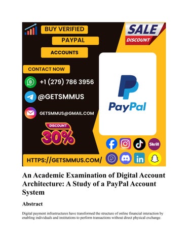Buy Verified PayPal Accounts