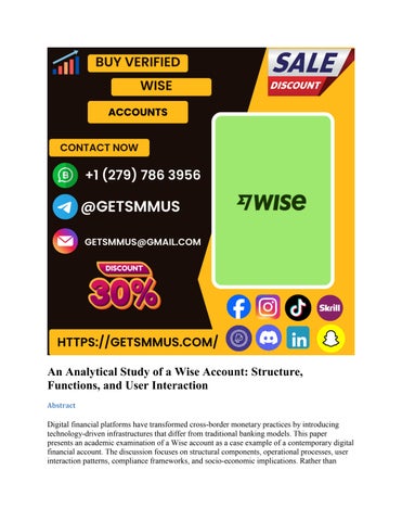 Buy Verified Wise Accounts