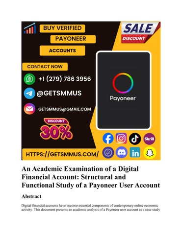 Buy Verified Payoneer Accounts