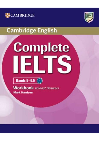 【作業本 Bands 5-6.5】Complete IELTS Workbook without Answers