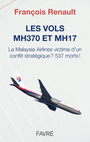 Les vols MH370 et MH17 (Ed. Favre, 2026) - EXTRAIT