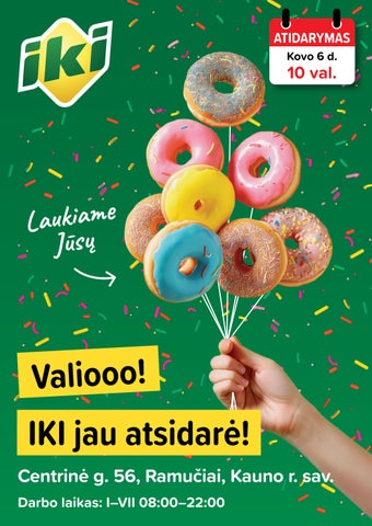 Specialūs pasiūlymai IKI Ramučiai parduotuvės klientams