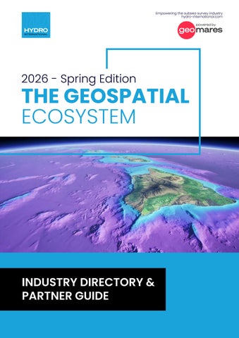 The Geospatial Ecosystem - Hydro - 2026 Spring Edition
