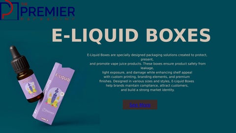 E-Liquid Boxes