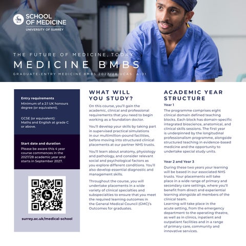 Medicine insert for 2027 entry