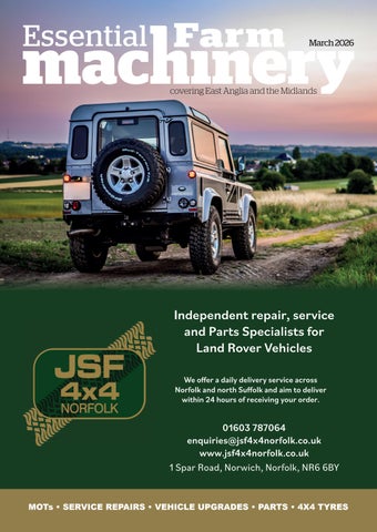 Essential Farm Machinery – March 2026